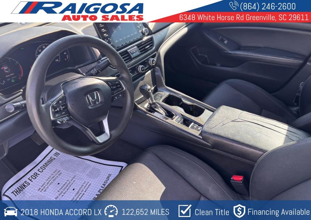 2018 Honda Accord LX - Photo 14