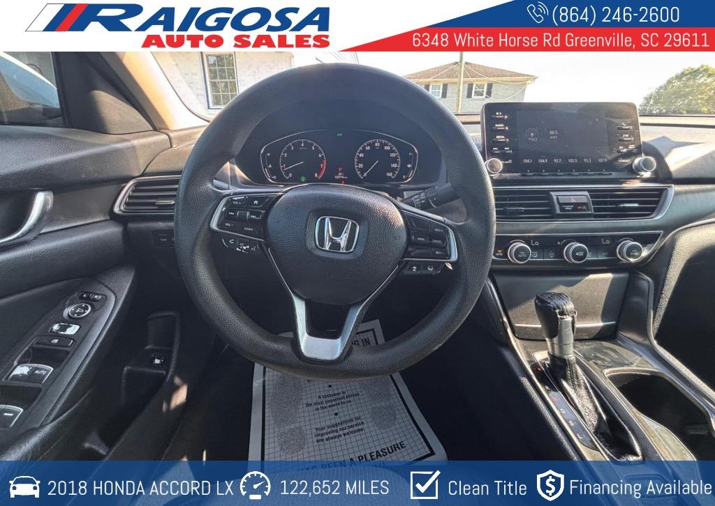 2018 Honda Accord LX - Photo 11