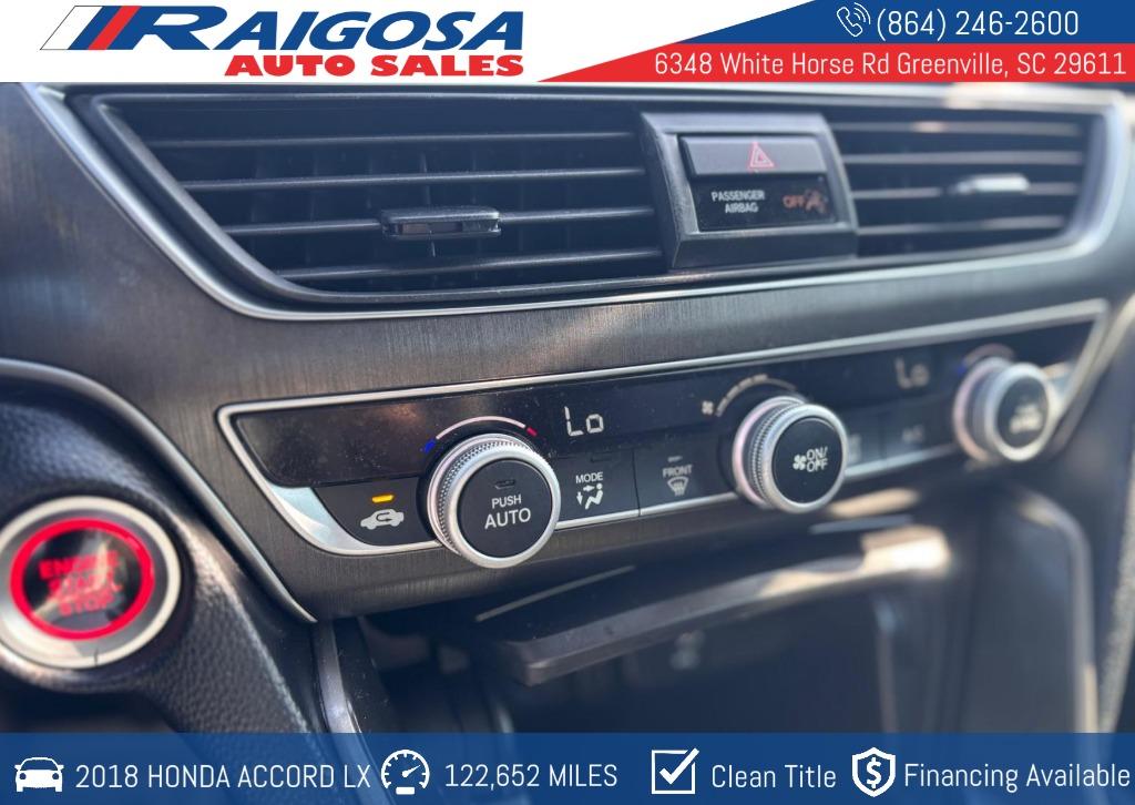 2018 Honda Accord LX - Photo 16